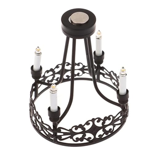 Zenlir Kronleuchter Modell Schlafzimmer Deckenleuchte Miniaturlampe Modellzubehör Rollenspiel Möbel Beleuchtung Spielzeugpuppe Zenlir Kronleuchter Modell Schlafzimmer Deckenleuchte Miniaturlampe Modellzubehör Rollenspiel Möbel Beleuchtung Spielzeugpuppe von Zenlir