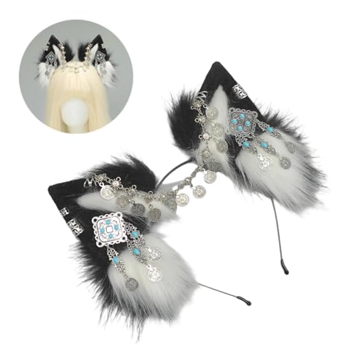 Zenlir Soft Plüsch Cosplay Wolf Ohr Stirnbänder Statement Ohr Kopfbedeckung Für Event Anime Enthusiasten Und Themenpartys Exotische Ohren Cosplay Stirnbänder Zenlir Soft Plüsch Cosplay Wolf Ohr Stirnbänder Statement Ohr Kopfbedeckung Für Event Anime Enthusiasten Und Themenpartys Exotische Ohren Cosplay Stirnbänder von Zenlir