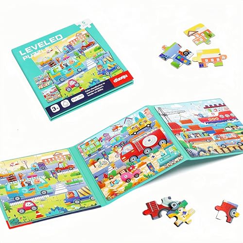 Zenovate Magnet Puzzle ab 3 4 5, 3-in-1 Verkehr Kinderpuzzle Magnet, 25-30-42 Teile, Beschäftigung für Kinder im Flugzeug Autofahrt, Geschenke für Kinder ab 3-8 Jahre Zenovate Magnet Puzzle ab 3 4 5, 3-in-1 Verkehr Kinderpuzzle Magnet, 25-30-42 Teile, Beschäftigung für Kinder im Flugzeug Autofahrt, Geschenke für Kinder ab 3-8 Jahre von Zenovate