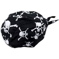 Cooles Piraten-Kopftuch mit Totenkopf-Muster aus Baumwolle Cooles Piraten-Kopftuch mit Totenkopf-Muster aus Baumwolle von Zentrada Network