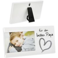 Fotorahmen "Für den besten Papa" mit Standfuß, 25cm x 13cm Fotorahmen "Für den besten Papa" mit Standfuß, 25cm x 13cm von Zentrada