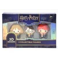 Harry Potter 3D-Radiergummis 3er-Pack 11x17cm von Zentrada