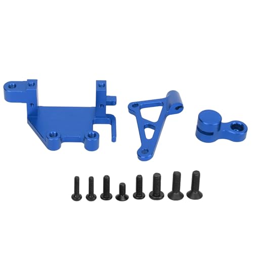 RC Servo Bracket Arm Set Professional Replacement Steering Gear Bracket Arm Set for LOSI Promoto MX 1/4 Electric Motorcycle (Blue) von ZephyVita