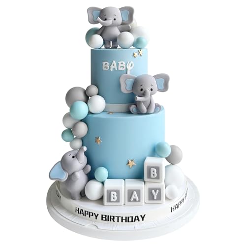 28er Pack Geburtstags Kuchenaufsätze,Babyparty-Kuchenaufsätze,Elefanten-Kuchenaufsätze,DIY Kuchenaufsätze für Baby Jungen Mädchen Geburtstagsfeier,Willkommen Zuhause Baby Partydekorationen (Blau) 28er Pack Geburtstags Kuchenaufsätze,Babyparty-Kuchenaufsätze,Elefanten-Kuchenaufsätze,DIY Kuchenaufsätze für Baby Jungen Mädchen Geburtstagsfeier,Willkommen Zuhause Baby Partydekorationen (Blau) von ZephyrHome