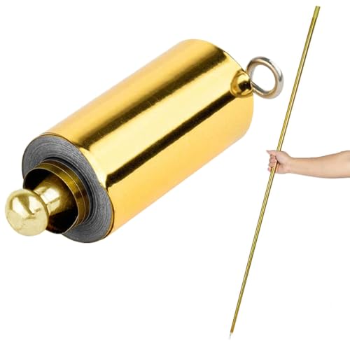 Zephyra Magischer Zauberstab Metall,Professioneller Zauberstab Magic,Magic Metall Pocket Stick,Magischer Taschenstab,Magic Stab,Metal Magic Wand für Professionelle Zauberer,Bühne,Straßenzauber,110CM von Zephyra