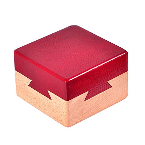 Zernnis Wood Magic Puzzle Brain Teaser Lock Box für Intelligence Games von Zernnis