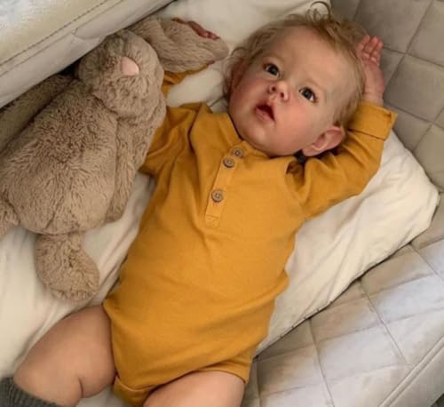 Zero pam 50 cm Reborn Baby Junge Vollsilikon Lebensecht,Reborn Puppe Weicher Körper Anatomisch Korrekt, Realistische Silikon Babypuppe Wie Echtes Babys, Newborn BabyPuppe Mit Haare Zero pam 50 cm Reborn Baby Junge Vollsilikon Lebensecht,Reborn Puppe Weicher Körper Anatomisch Korrekt, Realistische Silikon Babypuppe Wie Echtes Babys, Newborn BabyPuppe Mit Haare von Zero pam
