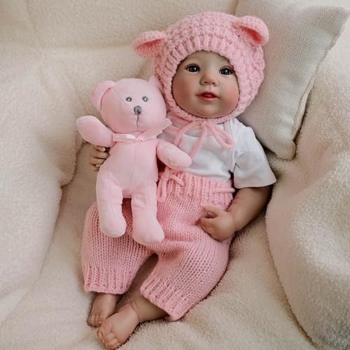 Zero pam Lebensechte Reborn-Baby-Puppen Ganzkörper-Mädchen 48 cm Echtes Leben Weiche Smiline Baby-Puppen Bewegliche Anatomisch Korrekte Reborn-Puppe Mit Süßem Outfit Zero pam Lebensechte Reborn-Baby-Puppen Ganzkörper-Mädchen 48 cm Echtes Leben Weiche Smiline Baby-Puppen Bewegliche Anatomisch Korrekte Reborn-Puppe Mit Süßem Outfit von Zero pam