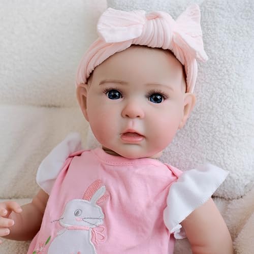 Zero pam Lebensechte Reborn-Baby-Puppen Ganzkörper-Mädchen 48 cm Realistische Neugeborene Babypuppen Die Echt Aussehen, Weiche, Echt Aussehende Reborn-Babys Zero pam Lebensechte Reborn-Baby-Puppen Ganzkörper-Mädchen 48 cm Realistische Neugeborene Babypuppen Die Echt Aussehen, Weiche, Echt Aussehende Reborn-Babys von Zero pam
