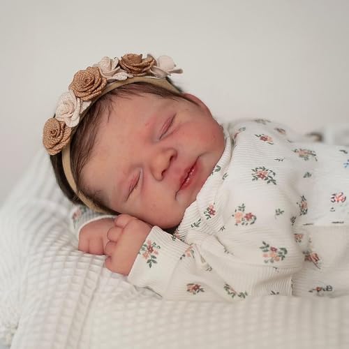 Zero pam Lebensechte Reborn Puppe Vollsilikon 45 cm,Reborn Baby Mädchen Mit Geschlossenen Augen,Babypuppen Wie Echtes Baby Waschbar,Realistische Babypuppen Weichen Körper Zero pam Lebensechte Reborn Puppe Vollsilikon 45 cm,Reborn Baby Mädchen Mit Geschlossenen Augen,Babypuppen Wie Echtes Baby Waschbar,Realistische Babypuppen Weichen Körper von Zero pam