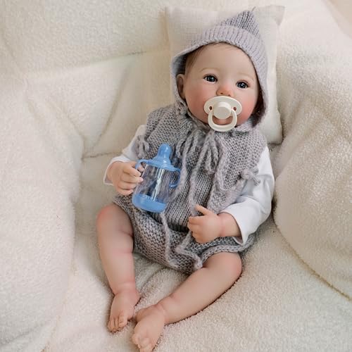Zero pam Lebensechtes Silikon Reborn Baby Puppen Jungen 48 cm Realistische Weiche Babypuppen, Die Echt Aussehen Süßes Weiches Vinyl Realistisch Wiedergeborene Babys Zero pam Lebensechtes Silikon Reborn Baby Puppen Jungen 48 cm Realistische Weiche Babypuppen, Die Echt Aussehen Süßes Weiches Vinyl Realistisch Wiedergeborene Babys von Zero pam