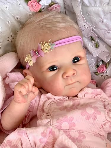 Zero pam Realistische Reborn Baby Mädchen 45Cm Reborn Puppen Lebensecht BabyPuppe Weichkörper Puppe Wie Echtes Baby Reborn Babys Für Kinder von Zero pam