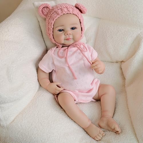 Zero pam Realistische Reborn-Baby-Puppen Ganzkörper-Mädchen 50 cm Bewegliche Anatomisch Korrekte Babypuppen, Die Echt Aussehen Lächelnde Reborn-Babys Zero pam Realistische Reborn-Baby-Puppen Ganzkörper-Mädchen 50 cm Bewegliche Anatomisch Korrekte Babypuppen, Die Echt Aussehen Lächelnde Reborn-Babys von Zero pam