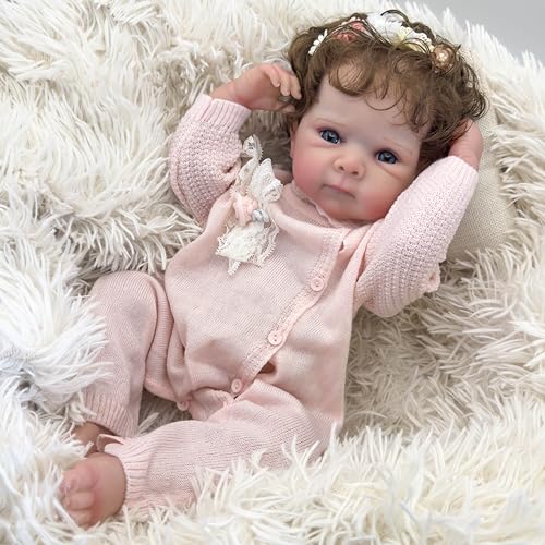 Zero pam Realistische Reborn Baby Puppen Mädchen 18 Zoll Beschwerte Babypuppen Die Echt Aussehen,realistische Babypuppen Die Echt Aussehen Mit Zubehör Für Kinder 3+ Zero pam Realistische Reborn Baby Puppen Mädchen 18 Zoll Beschwerte Babypuppen Die Echt Aussehen,realistische Babypuppen Die Echt Aussehen Mit Zubehör Für Kinder 3+ von Zero pam