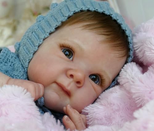 Zero pam Realistische Reborn Baby Puppen Mädchen 18 Zoll Lebensechte Neugeborene Babypuppen Mädchen,lächelnde Reborn-Kleinkindpuppen Mit Zubehör Zero pam Realistische Reborn Baby Puppen Mädchen 18 Zoll Lebensechte Neugeborene Babypuppen Mädchen,lächelnde Reborn-Kleinkindpuppen Mit Zubehör von Zero pam