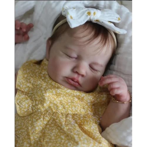 Zero pam Realistische Reborn Baby Puppen Mädchen 50 cm Lebensechte Neugeborenenpuppen, Die Echt Aussehen Bewegliche Reborn Babys Körper Aus Stoff Zero pam Realistische Reborn Baby Puppen Mädchen 50 cm Lebensechte Neugeborenenpuppen, Die Echt Aussehen Bewegliche Reborn Babys Körper Aus Stoff von Zero pam