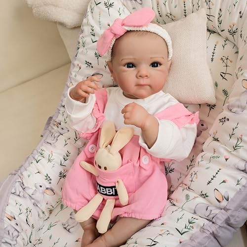 Zero pam Realistische Silikon-Reborn-Baby-Puppen Mädchen 18 Zoll Lächelnd Neugeborenes Baby Puppen Weichen Körper,Reborn-Kleinkindpuppen Aus Dem Wirklichen Leben Für Kinder Zero pam Realistische Silikon-Reborn-Baby-Puppen Mädchen 18 Zoll Lächelnd Neugeborenes Baby Puppen Weichen Körper,Reborn-Kleinkindpuppen Aus Dem Wirklichen Leben Für Kinder von Zero pam