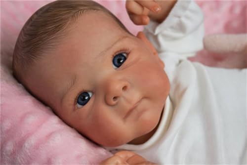 Zero pam Reborn Baby Lebensechte 45CM/18 Zoll Babypuppen Puppe Wie Echtes Baby Silikon Baby Echte Babypuppe Newborn Reborn Puppe, 18YQ015-004#YMA-DE1104, White Zero pam Reborn Baby Lebensechte 45CM/18 Zoll Babypuppen Puppe Wie Echtes Baby Silikon Baby Echte Babypuppe Newborn Reborn Puppe, 18YQ015-004#YMA-DE1104, White von Zero pam