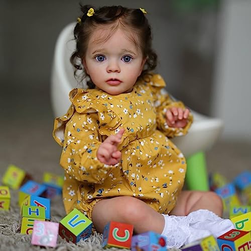Zero pam Reborn Baby Lebensechte Puppe 24 Zoll 60CM Silikon Baby Mädchen Babypuppe Wie Echtes Baby Puppen Mit Haaren Realistische Babypuppe Echt Aussehende Babypuppen Ab 2 Jahre Zero pam Reborn Baby Lebensechte Puppe 24 Zoll 60CM Silikon Baby Mädchen Babypuppe Wie Echtes Baby Puppen Mit Haaren Realistische Babypuppe Echt Aussehende Babypuppen Ab 2 Jahre von Zero pam
