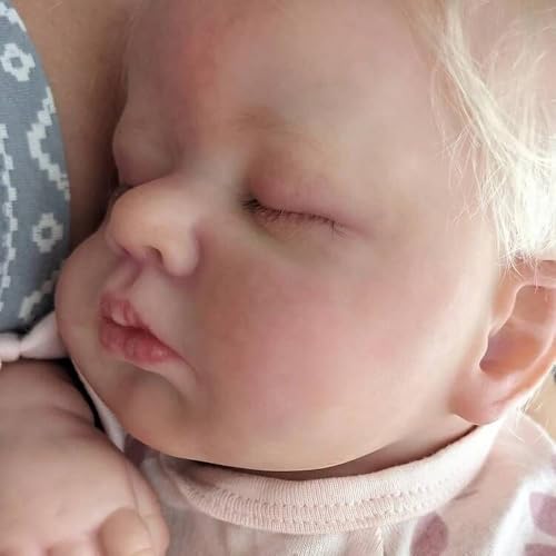 Zero pam Reborn Baby Mädchen 20 Zoll Realistisch Baby Puppe Mit Haaren Vinyl Silikon Puppe Lebensechte Puppen Schlafen Wie Echte Babies Ab 2 Jahre Mädchen Spielzeug Mit Zubehör von Zero pam