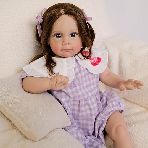 Zero pam Reborn Baby Mädchen 24 Zoll 60cm Reborn Toddler Puppen Lebensecht Babypuppe Weichkörper Wie Echt Realistische Silikon Puppen Baby Kleinkind Mit Stoffkörper Zero pam Reborn Baby Mädchen 24 Zoll 60cm Reborn Toddler Puppen Lebensecht Babypuppe Weichkörper Wie Echt Realistische Silikon Puppen Baby Kleinkind Mit Stoffkörper von Zero pam