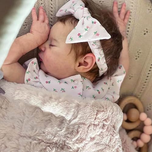 Zero pam Reborn Baby Mädchen-48CM Reborn Puppen Lebensecht, Babypuppen Wie Echt, Silikon Puppe Mit Haaren, Echte Babypuppe Mit Schnuller Zero pam Reborn Baby Mädchen-48CM Reborn Puppen Lebensecht, Babypuppen Wie Echt, Silikon Puppe Mit Haaren, Echte Babypuppe Mit Schnuller von Zero pam