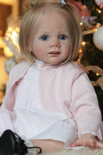 Zero pam Reborn Baby Mädchen-60CM Baby Puppe Echt Aussieht Silikon Baby Lebensecht Puppe Echt Wie EIN Baby Reborn Puppen Lebensecht von Zero pam