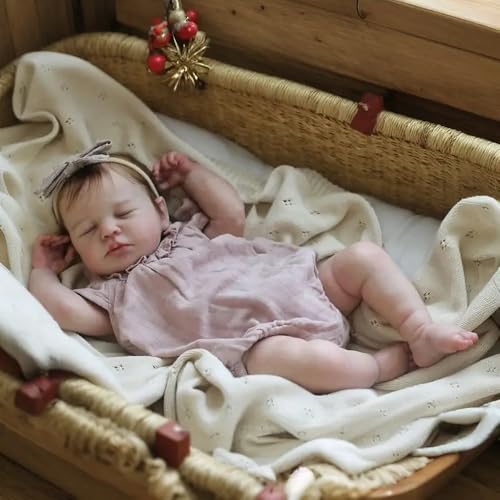 Zero pam Reborn Baby Mädchen Mit Geschlossenen Augen 50 cm, Reborn Baby Vollsilikon Lebensecht,Realistische Babypuppen Weichen Körper,Lebensechte Babypuppen Wie Echtes Babys Zero pam Reborn Baby Mädchen Mit Geschlossenen Augen 50 cm, Reborn Baby Vollsilikon Lebensecht,Realistische Babypuppen Weichen Körper,Lebensechte Babypuppen Wie Echtes Babys von Zero pam
