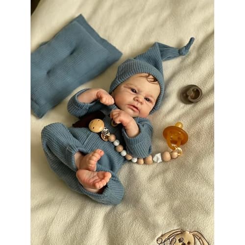 Zero pam Reborn Baby Puppe Wie Echt,Reborn Baby Vollsilikon Lebensecht Junge 48 cm, Realistische Babypuppen Weichen Körper, Lebensechte Babypuppen Mit Haaren Zero pam Reborn Baby Puppe Wie Echt,Reborn Baby Vollsilikon Lebensecht Junge 48 cm, Realistische Babypuppen Weichen Körper, Lebensechte Babypuppen Mit Haaren von Zero pam