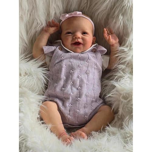Zero pam Reborn Baby Puppen 20 Zoll Echte Baby Puppe Weichkörper Reborn Puppen Lebensechte Lächelnde Kleinkind Das Sieht Echt Puppe Ab 2 Jahre Mit Fütterung Zubehör Zero pam Reborn Baby Puppen 20 Zoll Echte Baby Puppe Weichkörper Reborn Puppen Lebensechte Lächelnde Kleinkind Das Sieht Echt Puppe Ab 2 Jahre Mit Fütterung Zubehör von Zero pam
