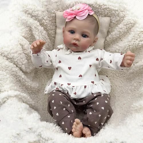 Zero pam Reborn Baby Vollsilikon Lebensecht, 45 cm Reborn Baby Mädchen, Lebensechte Babypuppen Mit Blauen Augen, Babypuppen Wie Echt, Re-Born Puppen Lebensecht Mit Zubehör Zero pam Reborn Baby Vollsilikon Lebensecht, 45 cm Reborn Baby Mädchen, Lebensechte Babypuppen Mit Blauen Augen, Babypuppen Wie Echt, Re-Born Puppen Lebensecht Mit Zubehör von Zero pam