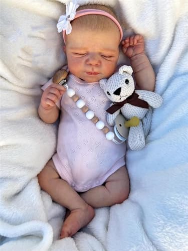 Zero pam Reborn Baby Vollsilikon Lebensecht,Reborn Babypuppe Mädchen 45 cm, Reborns Puppe Silikon Körper Mit Geschlossene Augen, Silikon Babypuppen Wie Echte Babys Zero pam Reborn Baby Vollsilikon Lebensecht,Reborn Babypuppe Mädchen 45 cm, Reborns Puppe Silikon Körper Mit Geschlossene Augen, Silikon Babypuppen Wie Echte Babys von Zero pam