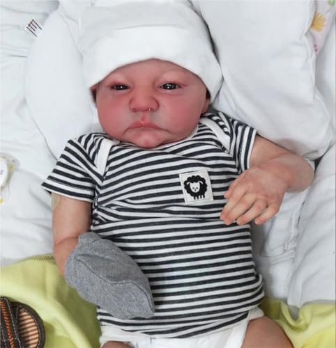 Zero pam Reborn Baby Vollsilikon Lebensecht45 cm Waschbar Reborn Puppe Junge Lebensechte Babypuppen Realistisches Newborn Newborn Baby Puppe Wie Echtes Baby Zero pam Reborn Baby Vollsilikon Lebensecht45 cm Waschbar Reborn Puppe Junge Lebensechte Babypuppen Realistisches Newborn Newborn Baby Puppe Wie Echtes Baby von Zero pam