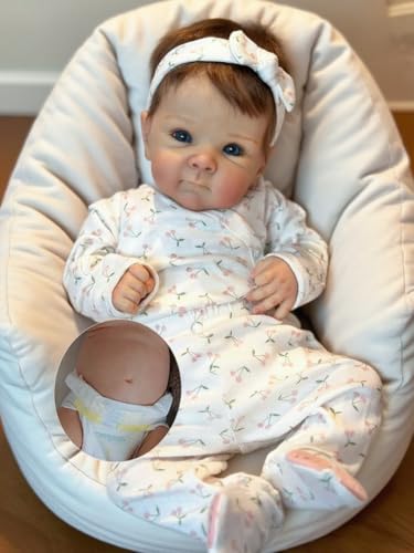 Zero pam Reborn Baby Vollsilikon Lebensecht-48CM Reborn Puppen Lebensecht, Silikon Baby Mädchen, Babypuppen Puppe Wie Echtes, Echte Babypuppe Mit Haaren Zero pam Reborn Baby Vollsilikon Lebensecht-48CM Reborn Puppen Lebensecht, Silikon Baby Mädchen, Babypuppen Puppe Wie Echtes, Echte Babypuppe Mit Haaren von Zero pam