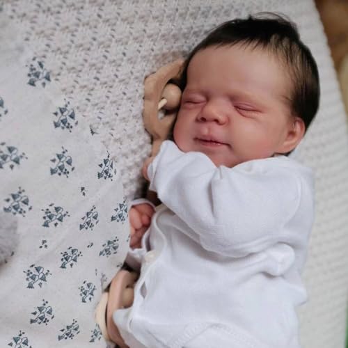 Zero pam Reborn Baby Vollsilikon Lebensecht Babypuppen 45 cm, Reborn Puppen Lebensecht, Silikon Baby Mädchen Babypuppe Wie Echtes Babys, Newborn BabyPuppen Anatomisch Korrekt Zero pam Reborn Baby Vollsilikon Lebensecht Babypuppen 45 cm, Reborn Puppen Lebensecht, Silikon Baby Mädchen Babypuppe Wie Echtes Babys, Newborn BabyPuppen Anatomisch Korrekt von Zero pam