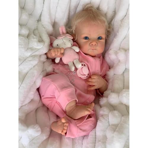 Zero pam Reborn Baby Vollsilikon Lebensecht Blondes Haar Mädchen 45 cm Reborn Puppe Mädchen,Babypuppen Lebensecht Waschbar, Eine Babypuppe Die Aussieht Wie EIN Echtes Baby Zero pam Reborn Baby Vollsilikon Lebensecht Blondes Haar Mädchen 45 cm Reborn Puppe Mädchen,Babypuppen Lebensecht Waschbar, Eine Babypuppe Die Aussieht Wie EIN Echtes Baby von Zero pam