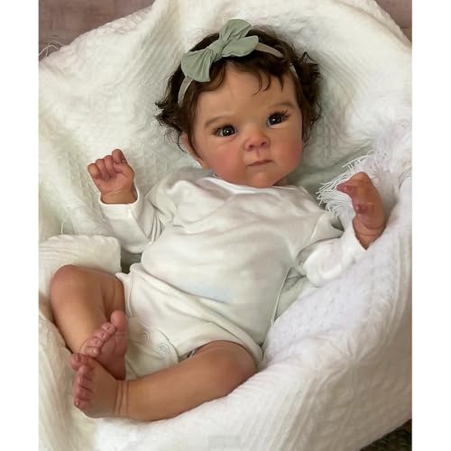 Zero pam Reborn Baby Vollsilikon Lebensecht Mädchen 18 Zoll 45 cm Echte Baby Puppe mit Haaren Babypuppen Lebensecht Wasserdicht Babypuppe Weichkörper Vollvinyl Reborn Toddler Babys Anatomisch Korrekt Zero pam Reborn Baby Vollsilikon Lebensecht Mädchen 18 Zoll 45 cm Echte Baby Puppe mit Haaren Babypuppen Lebensecht Wasserdicht Babypuppe Weichkörper Vollvinyl Reborn Toddler Babys Anatomisch Korrekt von Zero pam
