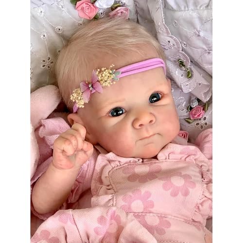Zero pam Reborn Baby Vollsilikon Lebensecht Mädchen 45 cm, Handgefertigt Waschbar Sieht Aus Und Fühlt Sich An Wie EIN Echtes Baby Puppe Babypuppen mit Haaren Vinyl Ganzkörper Anatomisch Korrekt Zero pam Reborn Baby Vollsilikon Lebensecht Mädchen 45 cm, Handgefertigt Waschbar Sieht Aus Und Fühlt Sich An Wie EIN Echtes Baby Puppe Babypuppen mit Haaren Vinyl Ganzkörper Anatomisch Korrekt von Zero pam