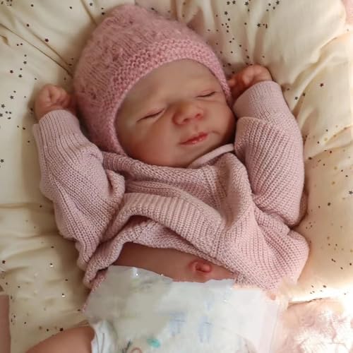 Zero pam Reborn Baby Vollsilikon Lebensecht Mädchen 45 cm Augen Zu, Echte Babypuppe Realistische Newborn Babys Puppe mit Einem Bauchnabel Toddler Vinyl Ganzkörper für Kinder Ab 3 Jahren Zero pam Reborn Baby Vollsilikon Lebensecht Mädchen 45 cm Augen Zu, Echte Babypuppe Realistische Newborn Babys Puppe mit Einem Bauchnabel Toddler Vinyl Ganzkörper für Kinder Ab 3 Jahren von Zero pam