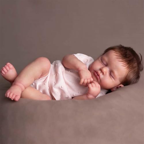 Zero pam Reborn Baby Vollsilikon Lebensecht Mädchen 50 cm Realistische Neugeborenen-Baby-Puppen Die Echt Aussehen Bewegliche lebensgroße Kleinkind Babys Puppe Zero pam Reborn Baby Vollsilikon Lebensecht Mädchen 50 cm Realistische Neugeborenen-Baby-Puppen Die Echt Aussehen Bewegliche lebensgroße Kleinkind Babys Puppe von Zero pam