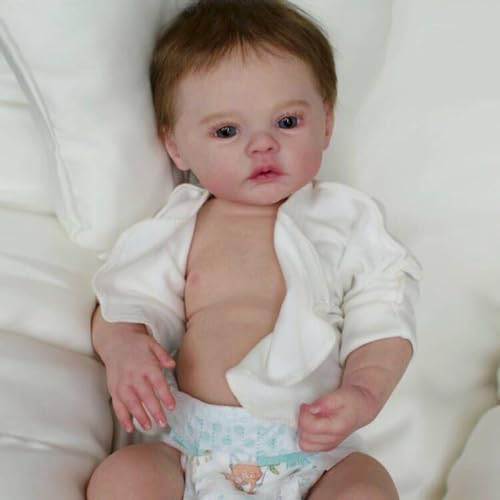 Zero pam Reborn Baby Vollsilikon Lebensecht Newborn Baby Puppe 45 cm Lebensechte Babypuppen Junge Babypuppe Wie Echtes Baby Reborn Baby Junge Mit Verwurzeltem Haar Zero pam Reborn Baby Vollsilikon Lebensecht Newborn Baby Puppe 45 cm Lebensechte Babypuppen Junge Babypuppe Wie Echtes Baby Reborn Baby Junge Mit Verwurzeltem Haar von Zero pam