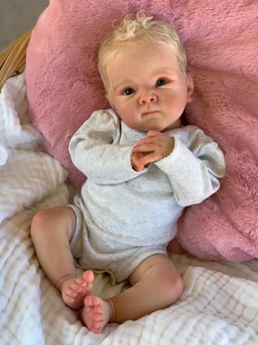 Zero pam Reborn Baby Vollsilikon Lebensecht Puppe Junge 45 cm Lebensechte Babypuppen Junge Babypuppe Wie Echtes Baby Reborn Baby Mit Blondes Haar Zero pam Reborn Baby Vollsilikon Lebensecht Puppe Junge 45 cm Lebensechte Babypuppen Junge Babypuppe Wie Echtes Baby Reborn Baby Mit Blondes Haar von Zero pam