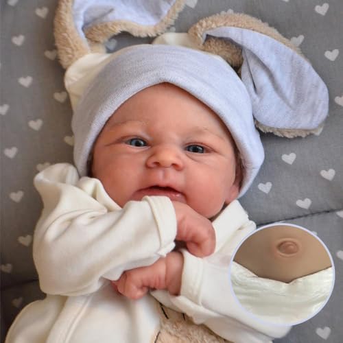 Zero pam Reborn Baby Junge 45CM Reborn Baby Puppe Mit Blaue Augen Lebensechte Babypuppen Puppe Zero pam Reborn Baby Junge 45CM Reborn Baby Puppe Mit Blaue Augen Lebensechte Babypuppen Puppe von Zero pam