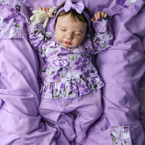 Zero pam Reborn Babypuppe Wie Echtes Baby 50 cm,Reborn Baby Vollsilikon Lebensecht Mädchen, Re-Born Puppen Lebensecht Vollsilikon,Realistische Babypuppen Weichen Körper Zero pam Reborn Babypuppe Wie Echtes Baby 50 cm,Reborn Baby Vollsilikon Lebensecht Mädchen, Re-Born Puppen Lebensecht Vollsilikon,Realistische Babypuppen Weichen Körper von Zero pam