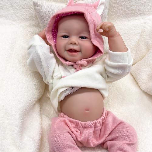 Zero pam Reborn Babypuppen,lebensechte Neugeborene Babypuppen 20 Zoll Handgefertigte Lächelnd Vollvinyl-Baby-Puppen Mit Echtem Aussehen Mit Zubehör Zero pam Reborn Babypuppen,lebensechte Neugeborene Babypuppen 20 Zoll Handgefertigte Lächelnd Vollvinyl-Baby-Puppen Mit Echtem Aussehen Mit Zubehör von Zero pam