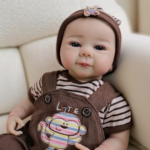 Zero pam Reborn Puppe 50 cm Reborn Baby Vollsilikon Lebensecht Junge, Anatomisch Korrekt Babypuppe,Realistische Babypuppen Weichen Körper, Silikon Babypuppen Wie Echtes Baby Zero pam Reborn Puppe 50 cm Reborn Baby Vollsilikon Lebensecht Junge, Anatomisch Korrekt Babypuppe,Realistische Babypuppen Weichen Körper, Silikon Babypuppen Wie Echtes Baby von Zero pam