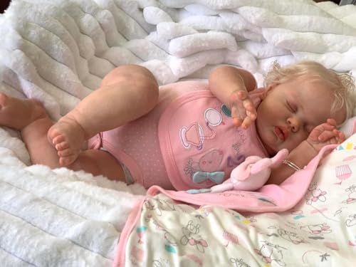 Zero pam Reborn Puppe Lebensecht 48 cm,Reborn Baby Mädchen Mit Blondem Haar,Silikon Baby Puppen Wie Echte Babys,Realistisch Newborn BabyPuppe Mit Geschlossenen Augen Zero pam Reborn Puppe Lebensecht 48 cm,Reborn Baby Mädchen Mit Blondem Haar,Silikon Baby Puppen Wie Echte Babys,Realistisch Newborn BabyPuppe Mit Geschlossenen Augen von Zero pam