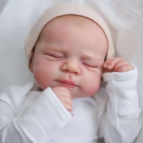 Zero pam Reborn Puppe Lebensechte Puppen Babys 45 cm Reborn Baby Junge Weicher Körper Babypuppen Wie Echt Baby Schlafende Neugeborene Puppen Ab 3 Jahre von Zero pam
