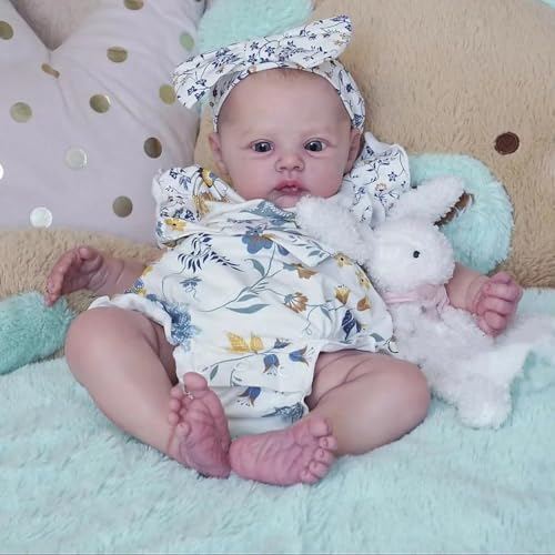 Zero pam Reborn Puppe Mädchen 45 cm, Reborn Baby Puppe Lebensecht Handgefertigt Weich Silikon-Vinyl, Vollsilikon Baby Mädchen Realistische,Lebensechte Babypuppen Wie Echtes Babys Zero pam Reborn Puppe Mädchen 45 cm, Reborn Baby Puppe Lebensecht Handgefertigt Weich Silikon-Vinyl, Vollsilikon Baby Mädchen Realistische,Lebensechte Babypuppen Wie Echtes Babys von Zero pam