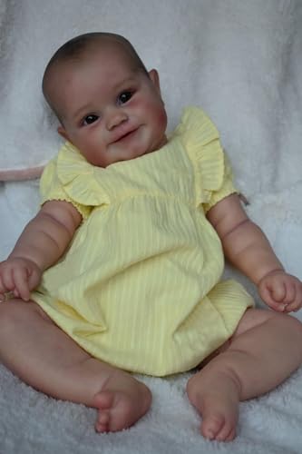 Zero pam Reborn Puppe Mädchen 60 cm Reborn Babypuppen Wie Echt Baby Maddie Reborn Baby Lebensecht Babypuppe Weichkörper Baby Puppe Ab 3 Jahr Mädchen von Zero pam